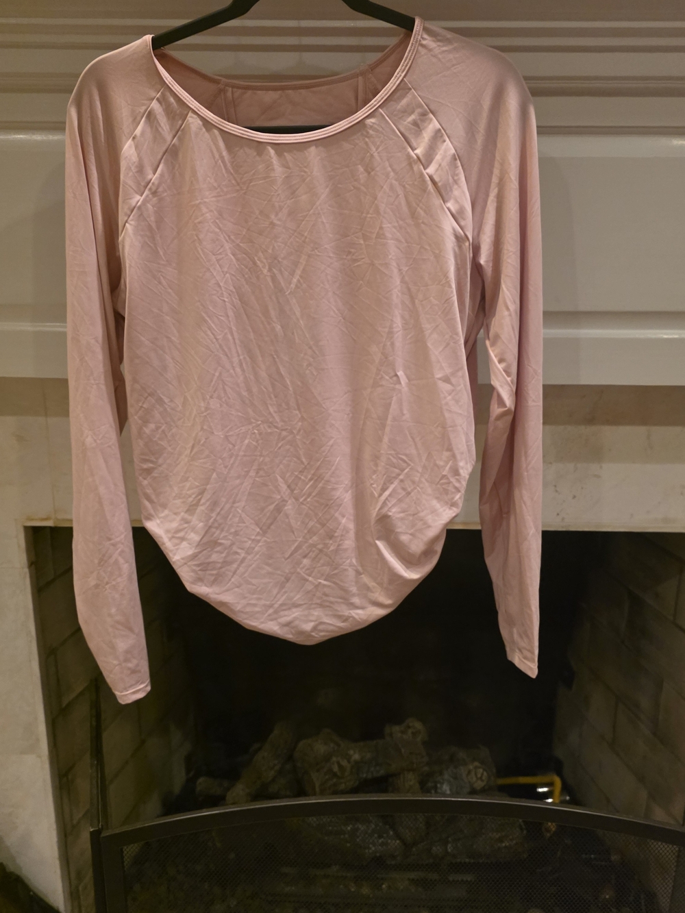 HALARA Light Pink Long-Sleeve Athletic Top